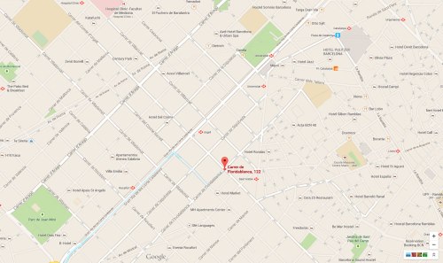 Floridablanca 122 en Google maps